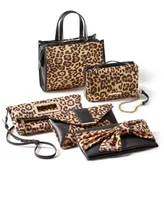 I.n.c. International Concepts Luci Leopard Print Clutch, Created for Macy's