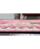 Closeout! Bayshore Home Arcata Arc7 Pink 5' x 8' Area Rug