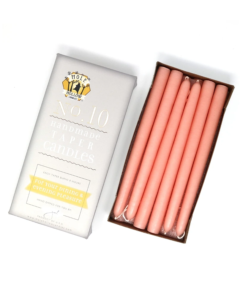 Mole Hollow Candles 10" Taper - Set of 12