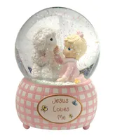 Precious Moments Jesus Loves Me Snow Globe, Girl