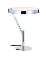 Jonathan Y Owen 18" Integrated Led Metal Table Lamp