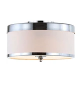 Jonathan Y David 15" Metal Led Flush Mount