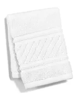 Martha Stewart Collection Spa 100% Cotton Washcloth, 13" x 13", Exclusively at Macy's