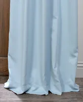 Half Price Drapes Frosted Blue Room Darkening Curtain
