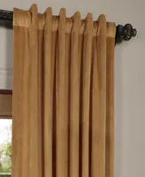 Half Price Drapes Amber Gold Signature Velvet Blackout Curtain