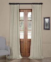 Half Price Drapes Cool Beige Signature Velvet Blackout Curtain