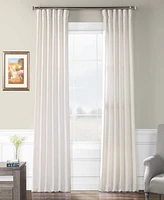 Half Price Drapes Ancient Ivory French Linen Room Darkening Curtain