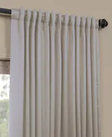 Half Price Drapes Fog Grey Extra Wide Room Darkening Curtain