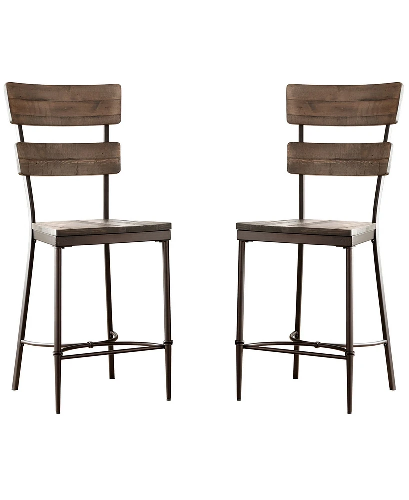 Jennings Non-Swivel Counter Stool, Set Of 2