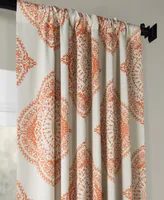 Half Price Drapes Henna Emblem Room Darkening Curtain