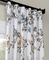 Half Price Drapes Antique Elm Floral Room Darkening Curtain