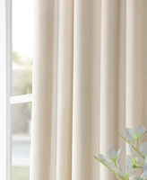 Half Price Drapes Alabaster Beige Signature Velvet Blackout Curtain