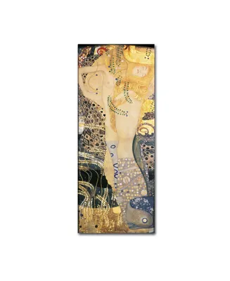 Gustav Klimt 'Water Serpents' Canvas Art
