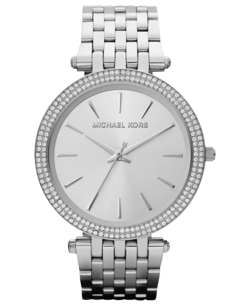 Michael Kors Women's Portia Stainless Steel Bracelet Watch 36mm - Macy's