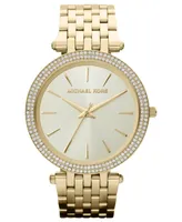 Michael Kors Women's Darci Gold-Tone Stainless Steel Bracelet Watch 39mm MK3191