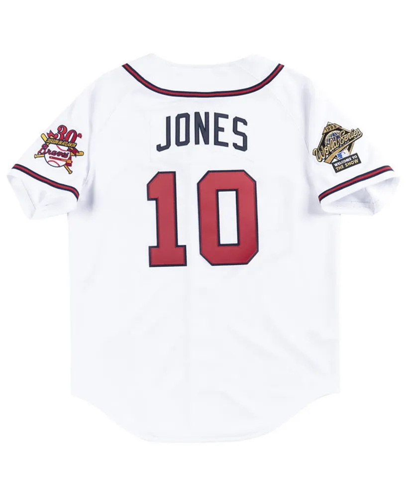 Mitchell & Ness Men's Chipper Jones Atlanta Braves Authentic Cooperstown Jersey