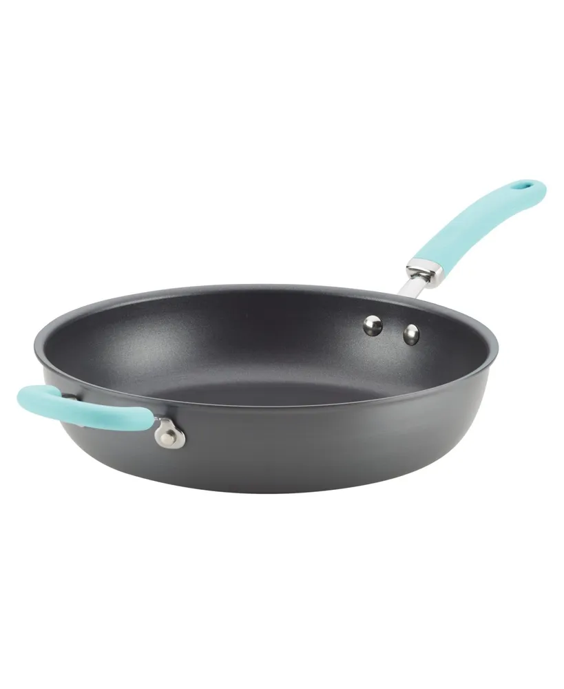 Rachael Ray Create Delicious Hard-Anodized Aluminum 12.5" Nonstick Deep Skillet