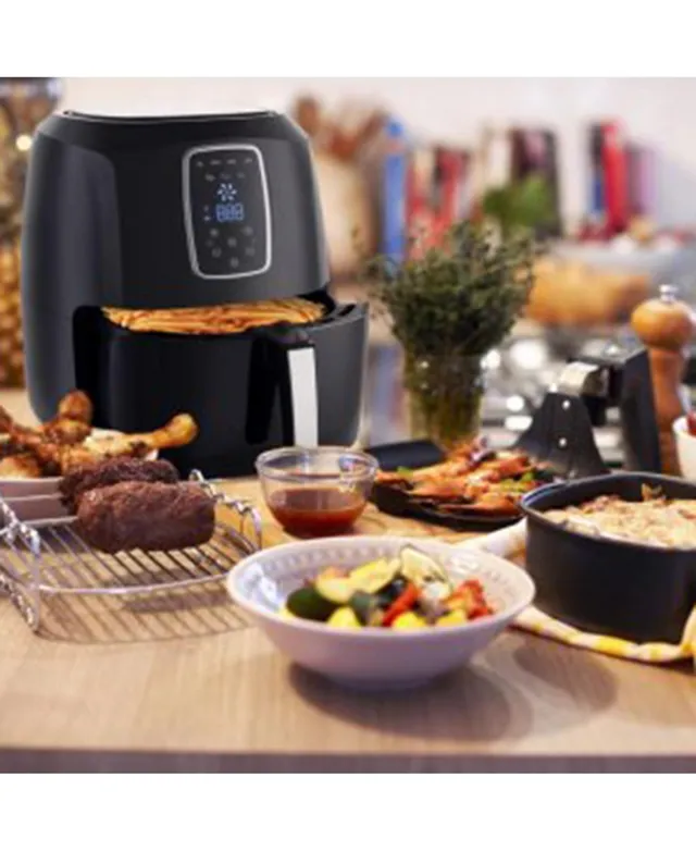 Elite Gourmet Electric 4Qt. Hot Air Fryer Large Capacity-3.2 Lbs of Food,  1350W - Macy's