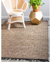 Bayshore Home Braided Tones Brt3 5' x 8' Area Rug