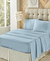 Five Queens Court Royal Fit Thread Count Cotton-blend Sheet Set