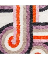 Novogratz Retro Ret 5 Lavender Runner Area Rug Collection