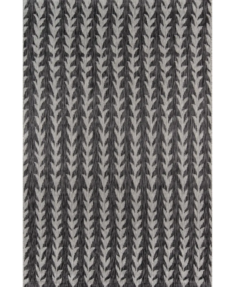 Novogratz Villa Vi- Charcoal 3'3" x 5' Outdoor Area Rug