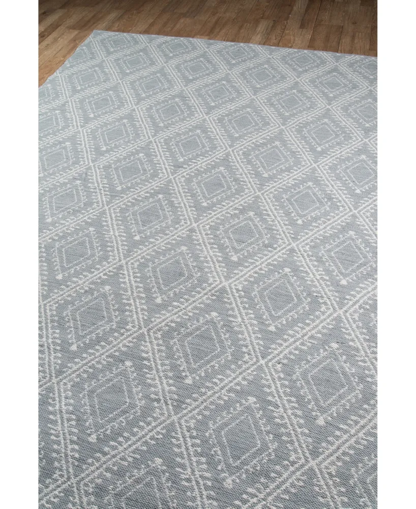 Erin Gates Easton Eas-1 Machine-Washable Pleasant Gray 7'6" x 9'6" Area Rug