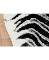 Erin Gates Acadia Aca-1 Zebra 5'3" x 7'10" Area Rug