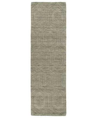 Kaleen Imprints Modern IPM01-82 Light Brown 2'6" x 8' Runner Rug