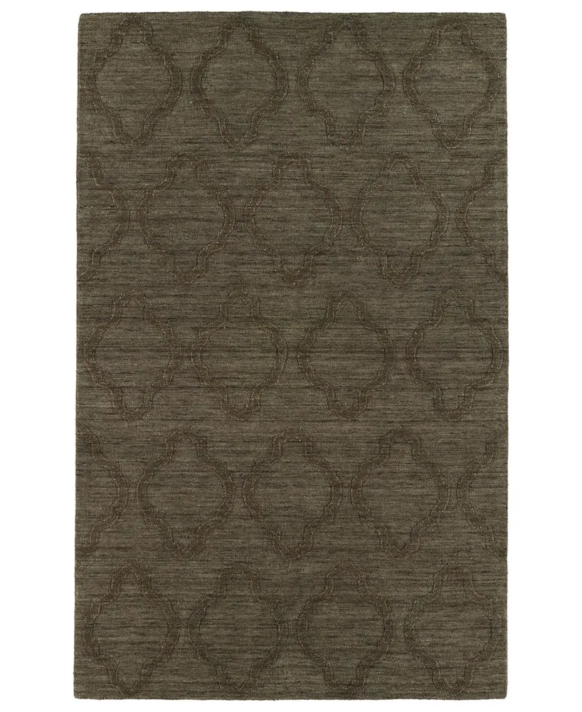 Kaleen Imprints Modern IPM02-40 Chocolate 3'6" x 5'6" Area Rug