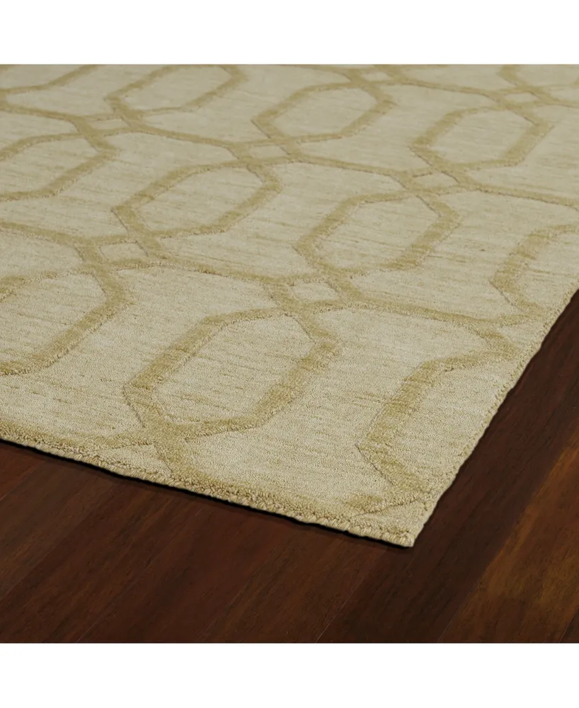 Kaleen Imprints Modern IPM03-28 Yellow 2' x 3' Area Rug