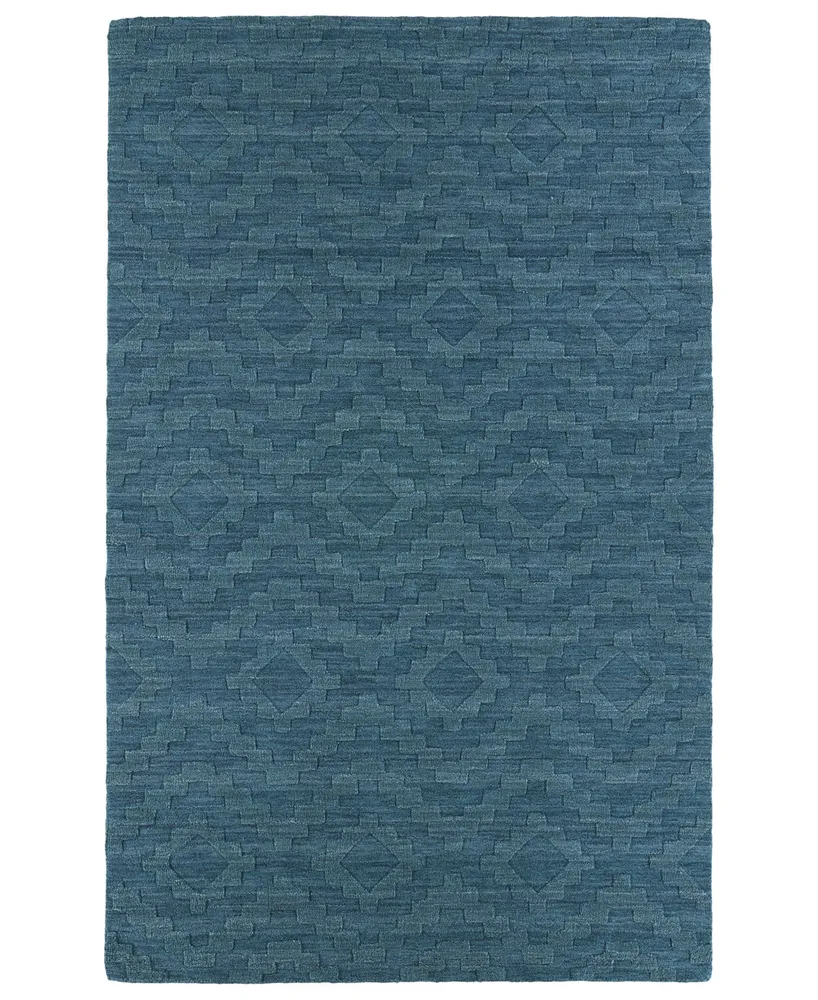 Kaleen Imprints Modern IPM04-78 Turquoise 5' x 8' Area Rug