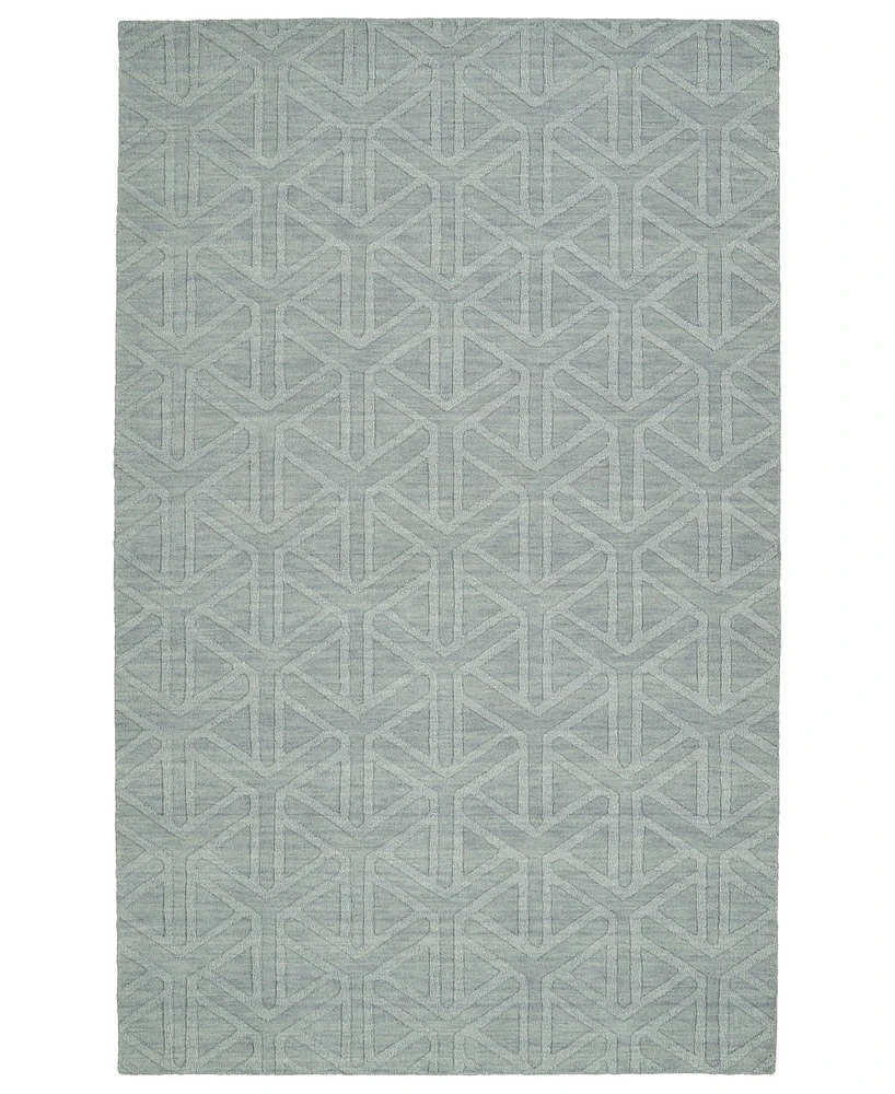 Kaleen Imprints Modern IPM08-79 Light Blue 3'6" x 5'6" Area Rug