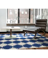 Kaleen Nomad NOM02-22 Navy 5' x 8' Area Rug