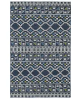 Kaleen Nomad NOM08-17 Blue 5' x 8' Area Rug