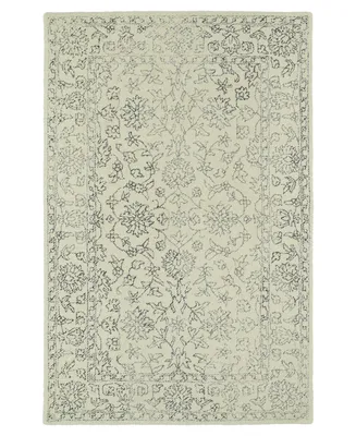 Kaleen Montage MTG09-01 Ivory 3'6" x 5'6" Area Rug