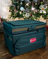 TreeKeeper Christmas Ornament Storage Box with Top Pocket