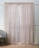 Nicole Miller Belfry Sheer Rod Pocket Top Curtain Panel Pair