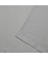 Exclusive Home Loha Linen Braided Tab Top Curtain Panel Pair, 54" x 96"