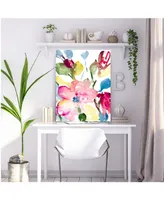 Courtside Market Spring Flowers 20" x 24" Gallery-Wrapped Canvas Wall Art