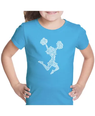 Big Girl's Word Art T-shirt - Cheer