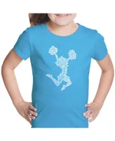 Big Girl's Word Art T-shirt - Cheer