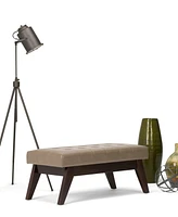 Draper Mid Century Tufted Ottoman, Direct Ship