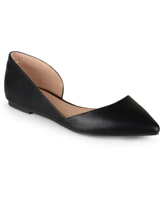 Journee Collection Women's Cortni Pointed Toe d'Orsay Flats