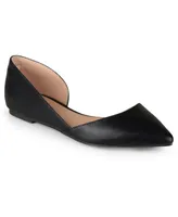 Journee Collection Women's Cortni Pointed Toe d'Orsay Flats