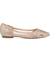 Journee Collection Women's Batavia Embellished Flats