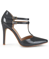 Journee Collection Women's Tru T Strap Stiletto Pumps
