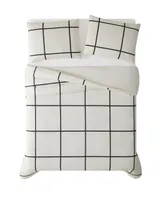 Truly Soft Kurt Windowpane Full/Queen Duvet Set