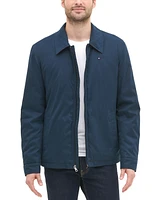 Tommy Hilfiger Men's Classic Front-Zip Filled Micro-Twill Jacket