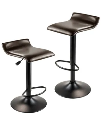 Paris Set of 2 Airlift Adjustable Swivel Stool